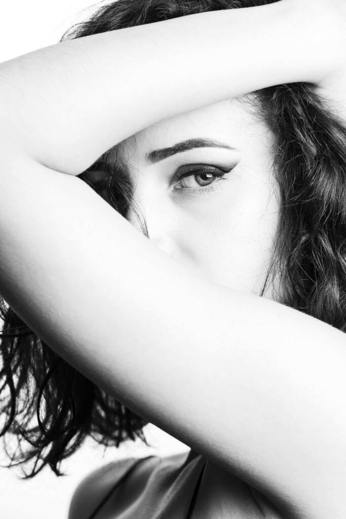 Shooting portrait beauty