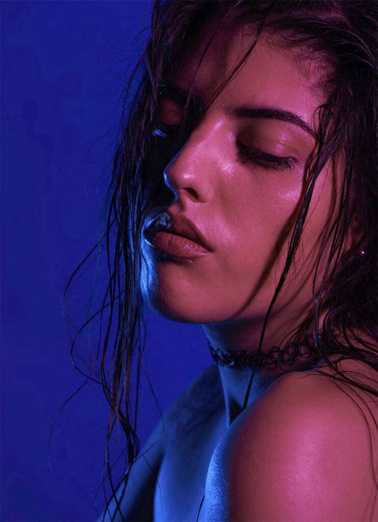 Shooting portrait beauty