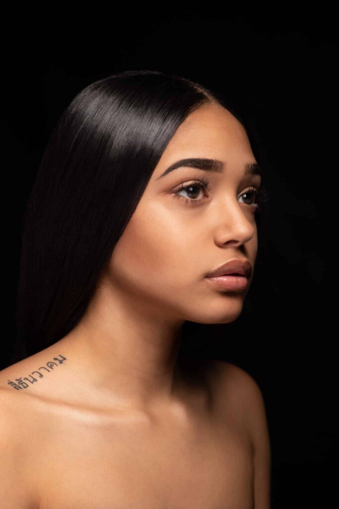 Shooting portrait beauty