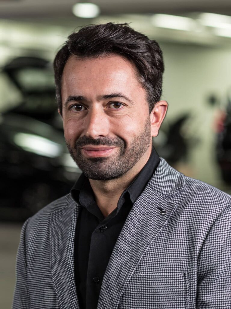 Portrait de collaborateurs sur site