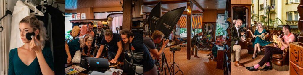 Déroulement d'un shooting photo