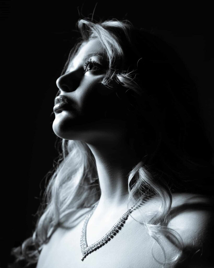 Shooting portrait beauty