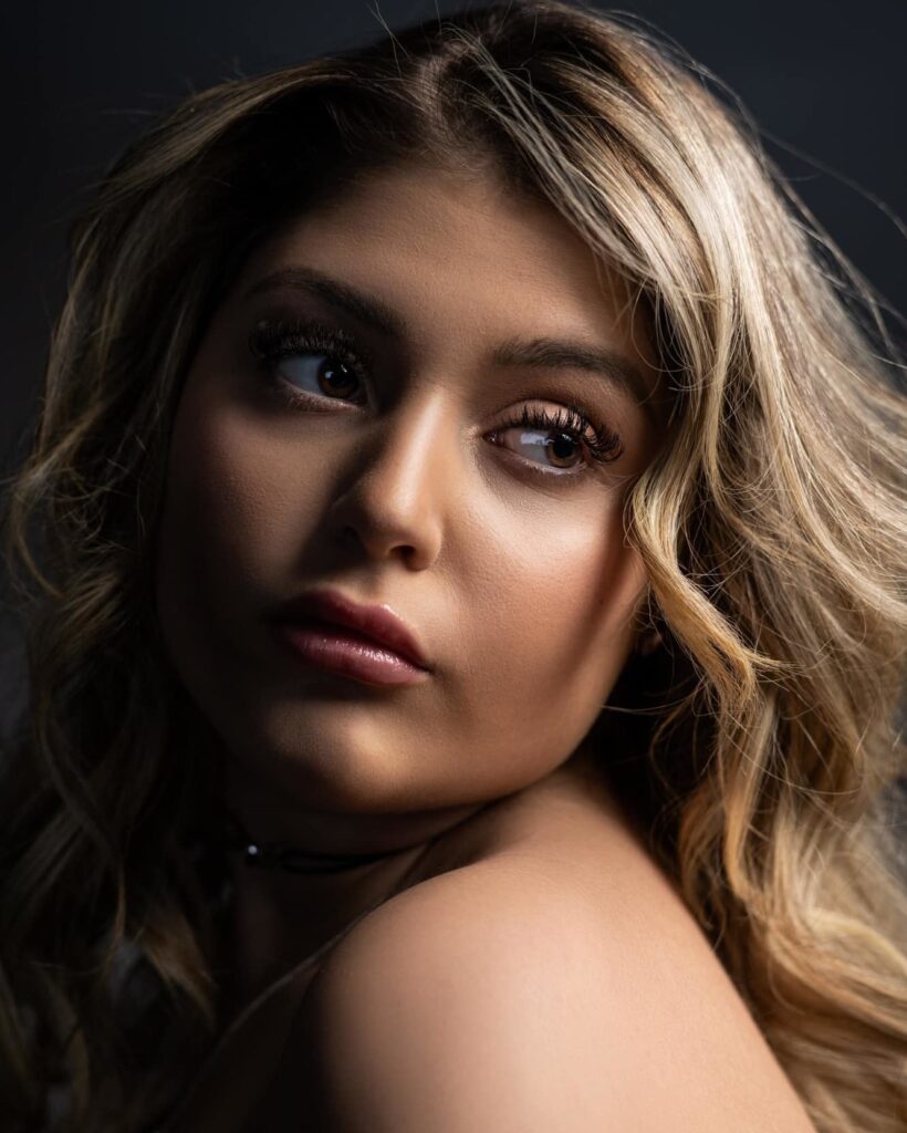 Shooting portrait beauty