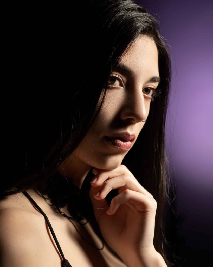 Shooting portrait beauty