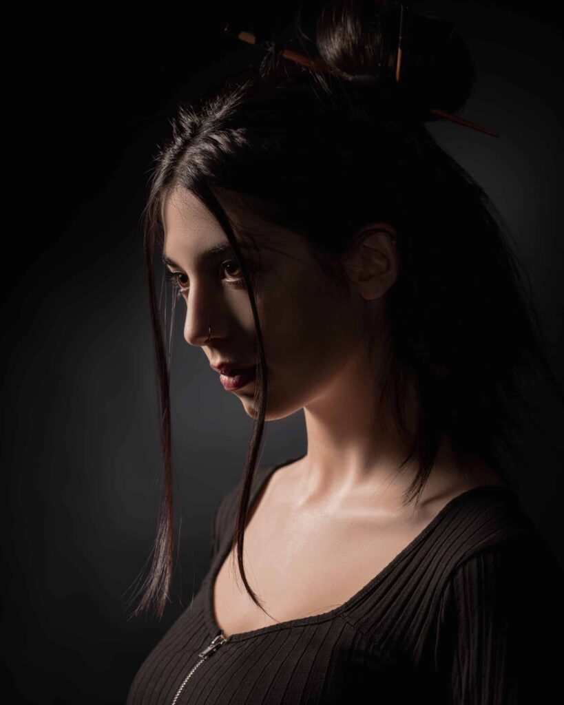 Shooting portrait beauty