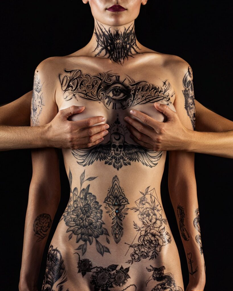 Shooting nu érotique