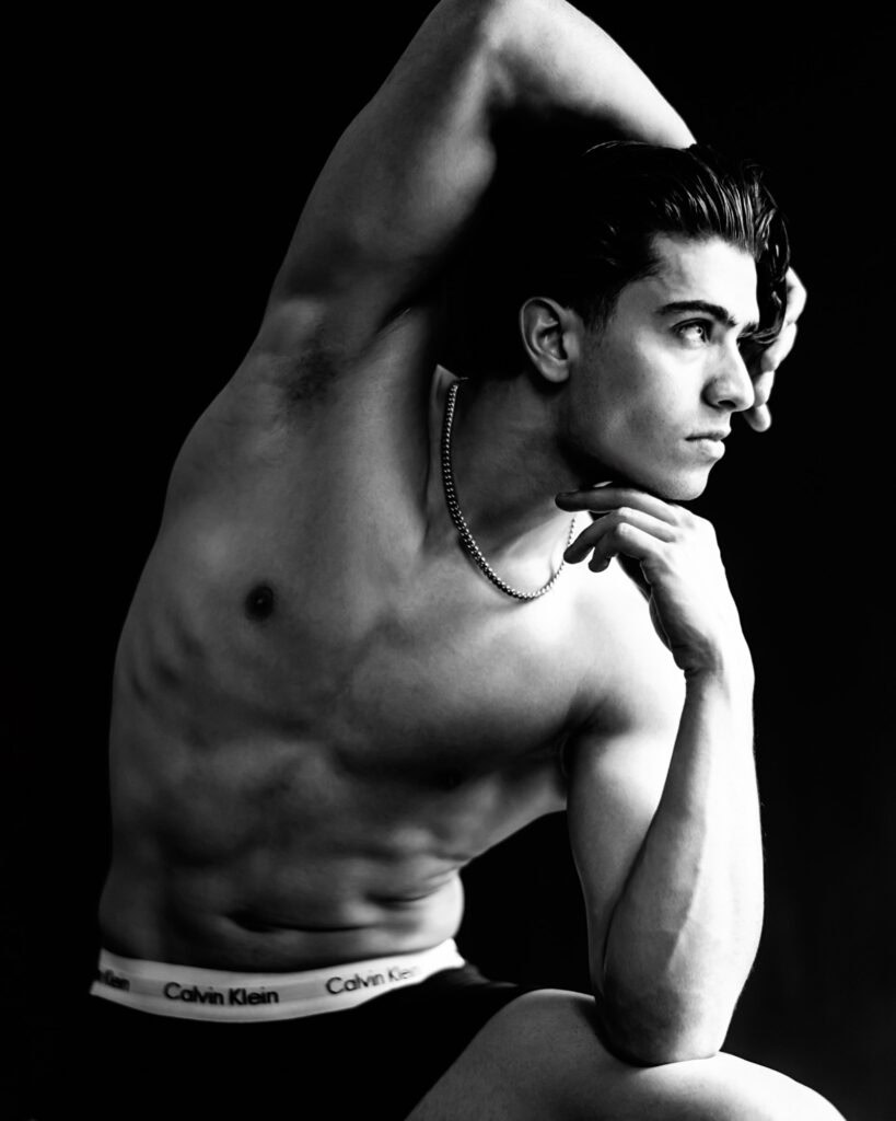 Shooting sous-vêtement masculin