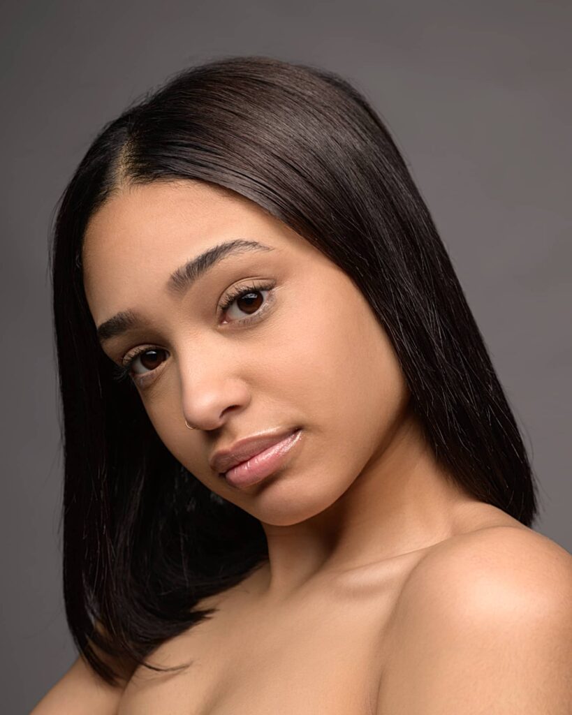 Shooting portrait beauty