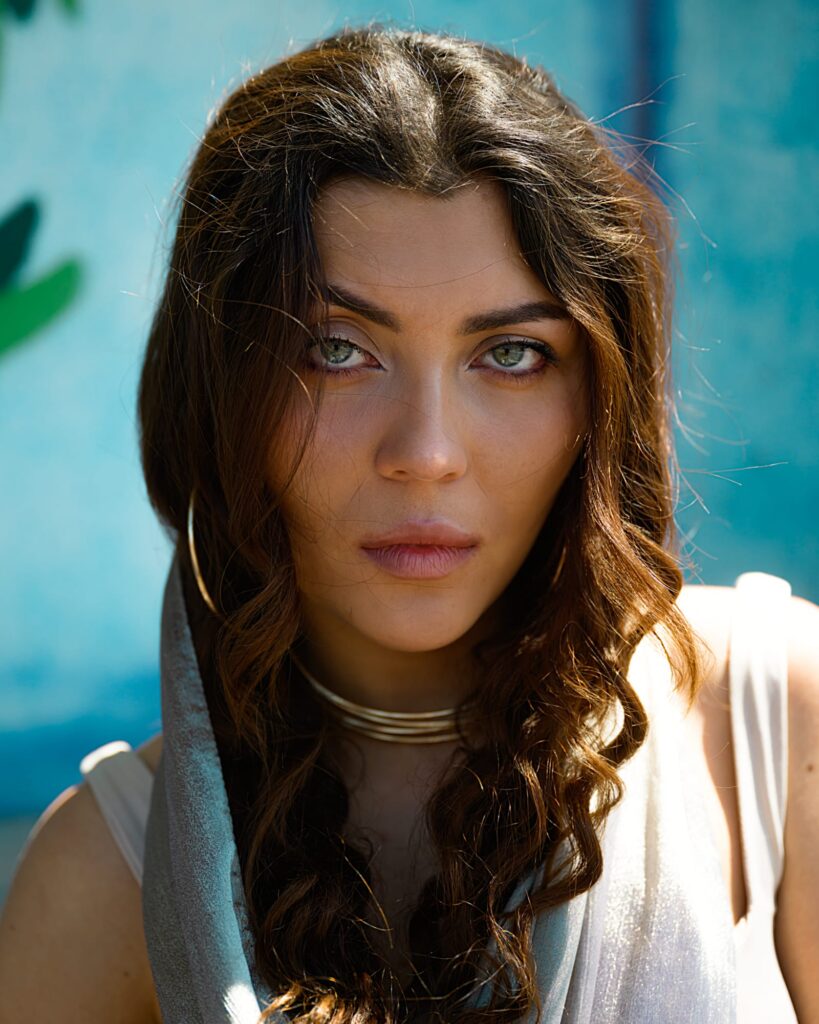 Shooting portrait beauty