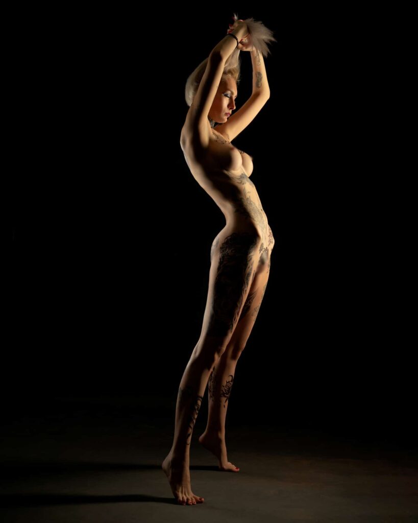 Shooting nu érotique