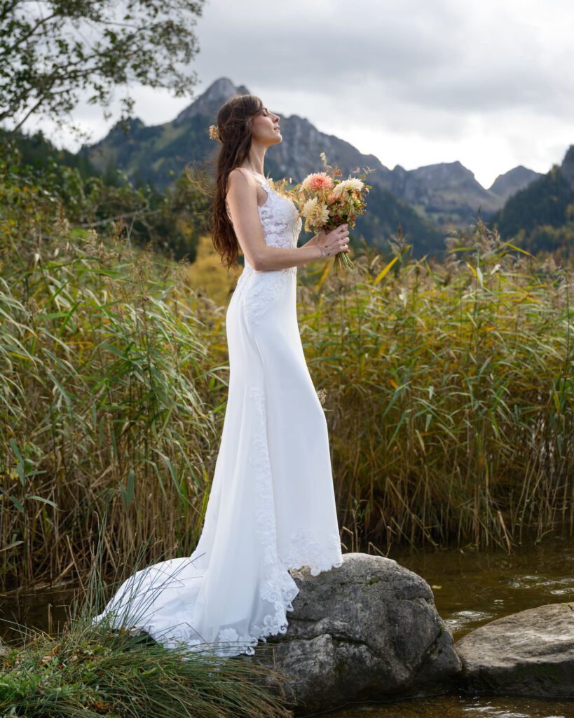 Shooting pour portraits de mariés et mode matrimoniale