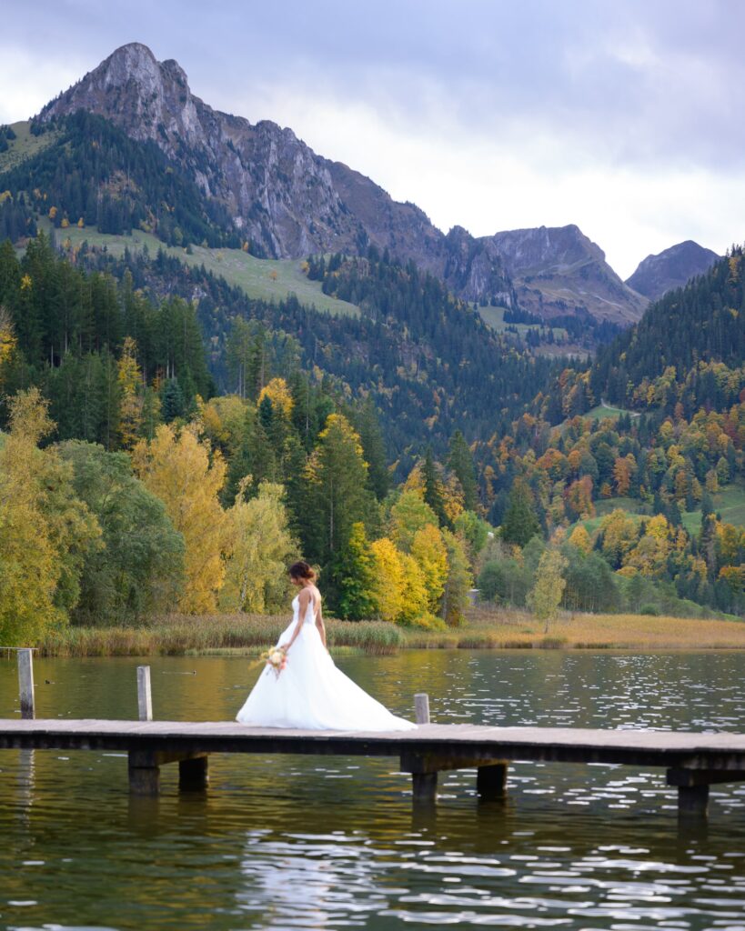 Shooting pour portraits de mariés et mode matrimoniale