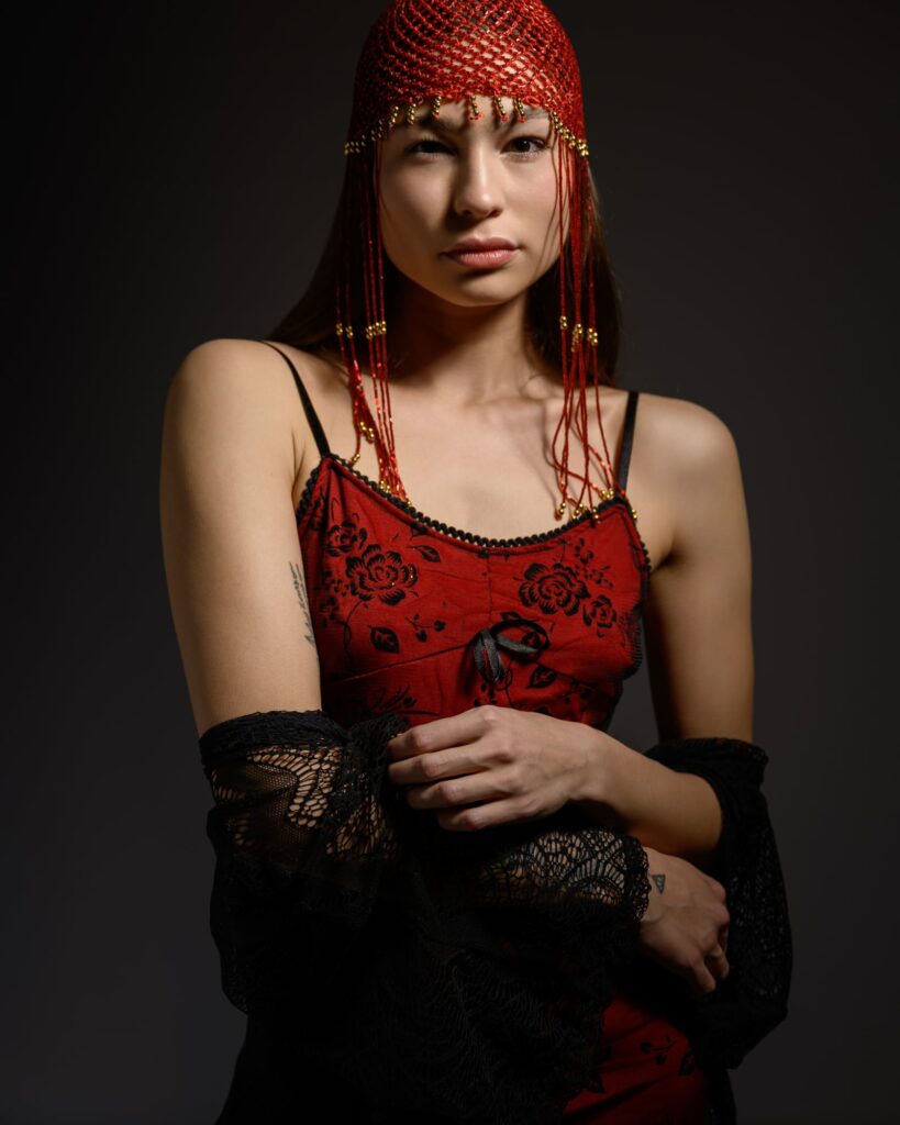 Shooting portrait beauty