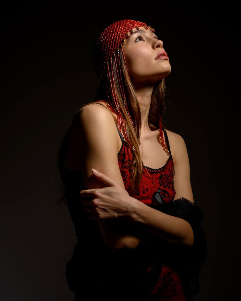 Shooting portrait beauty