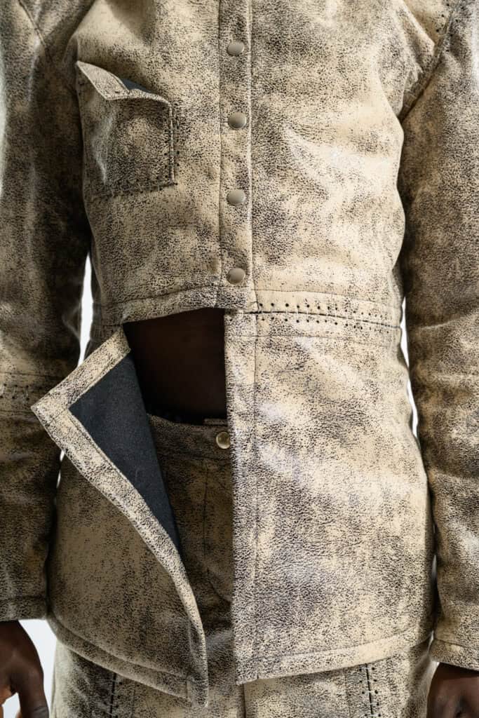 Shooting création de styliste