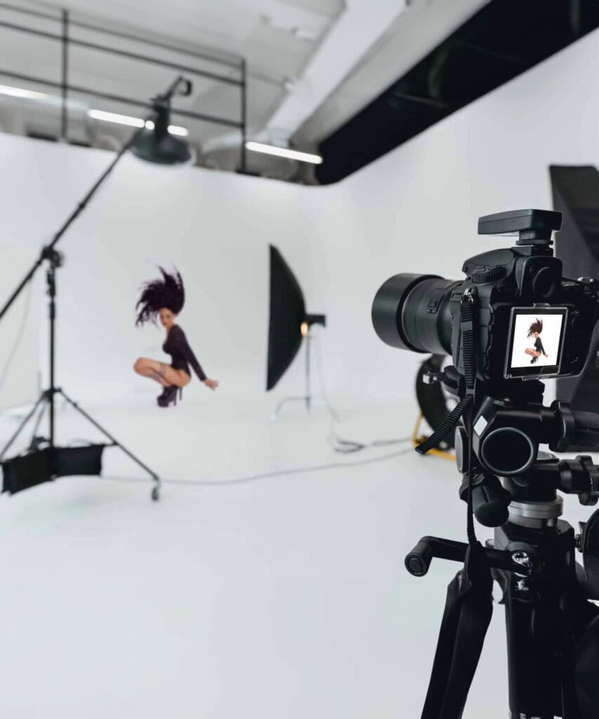 Setup studio photo pour formations