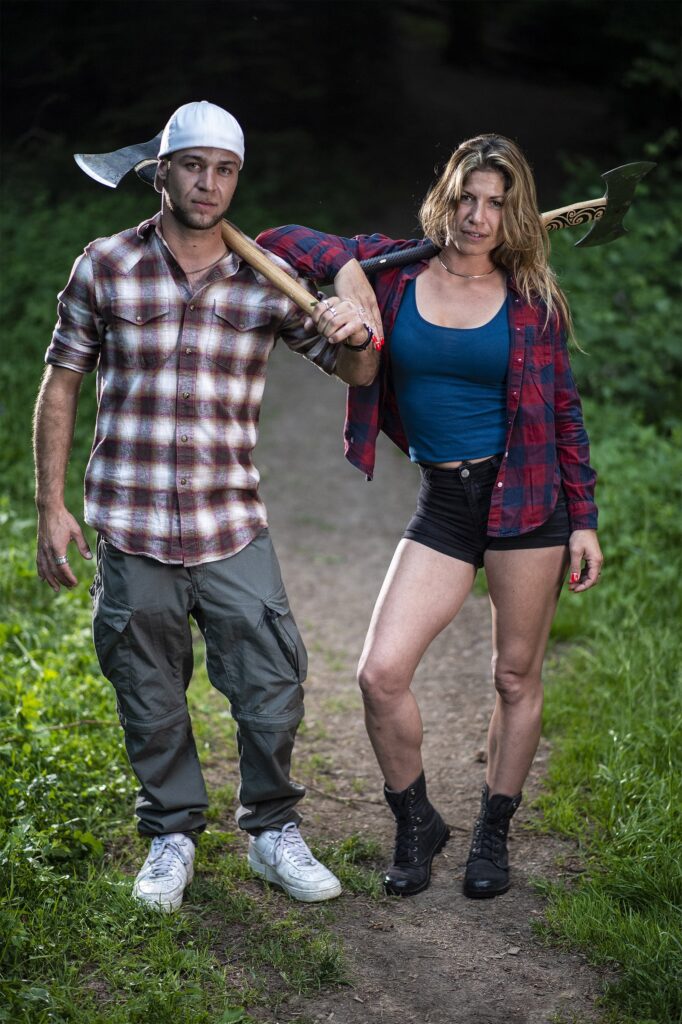 Shooting éditorial de sportifs