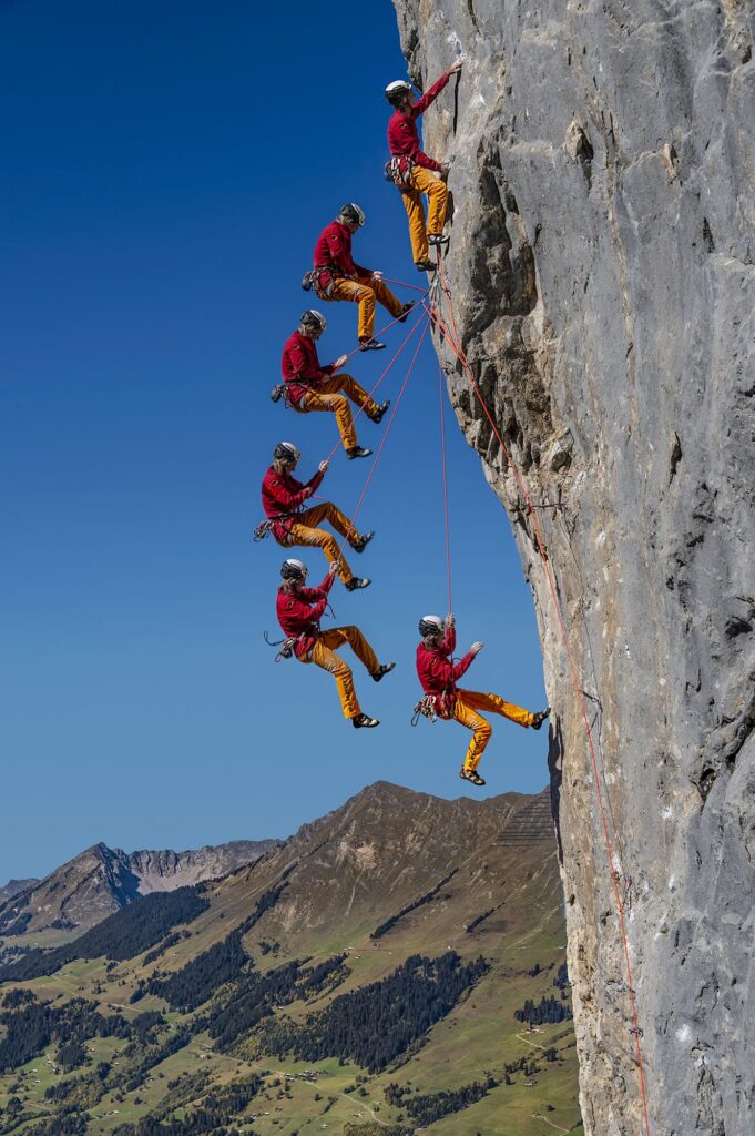 Shooting éditorial de sportifs