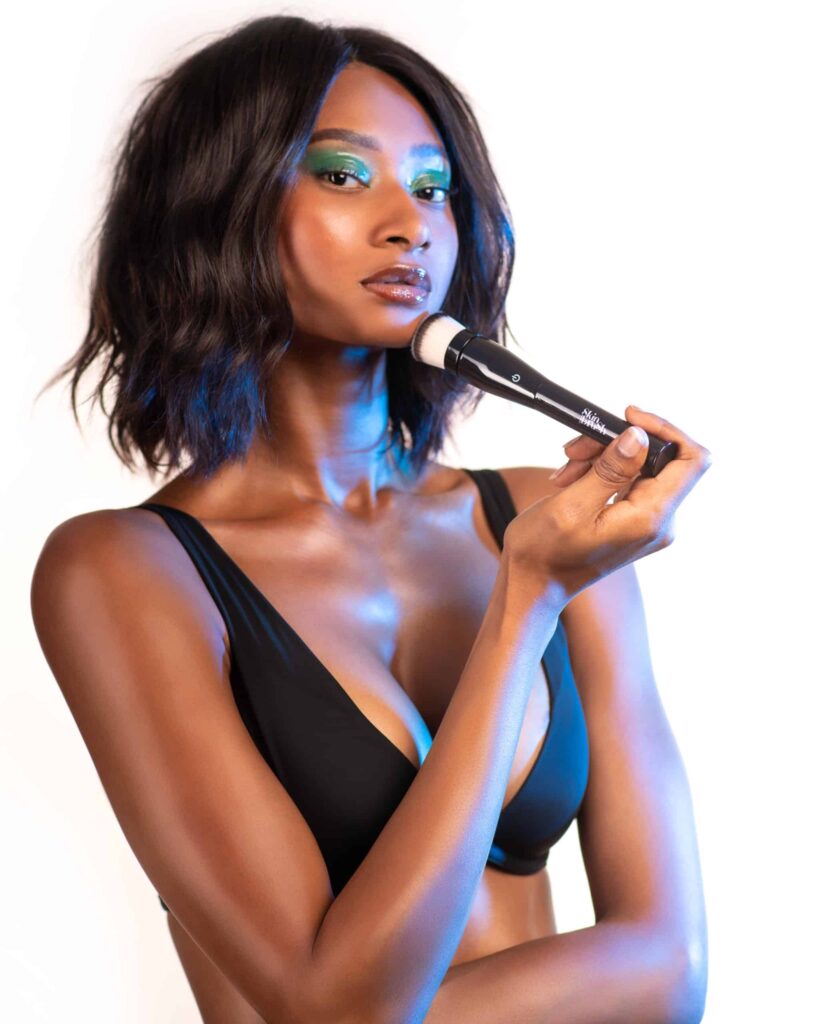 Shooting commercial cosmetics