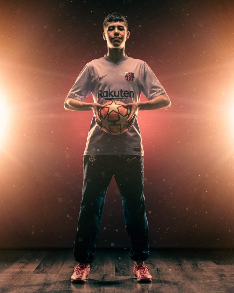 Shooting portrait de sportif