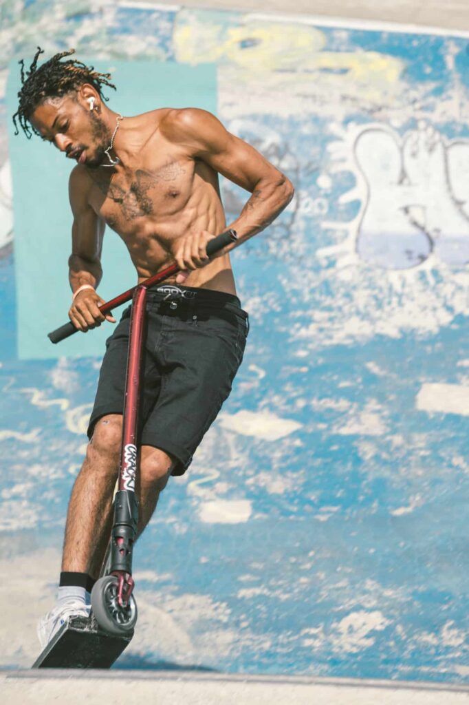 Shooting éditorial de sportifs