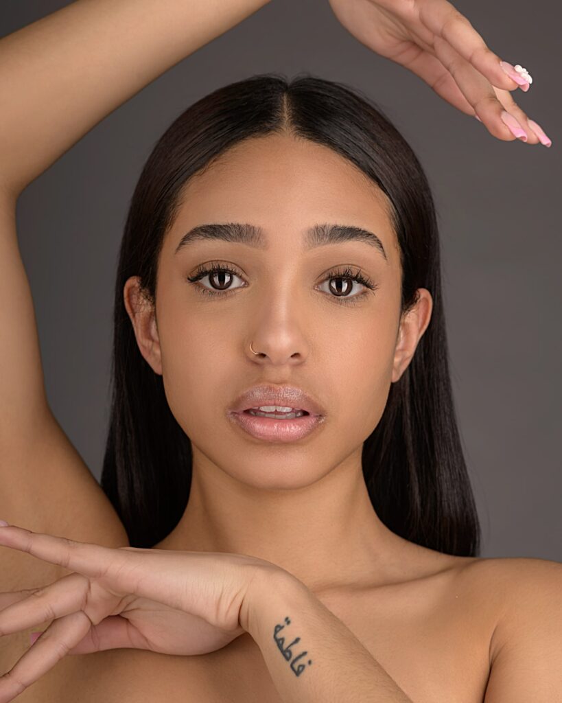 Shooting portrait beauty