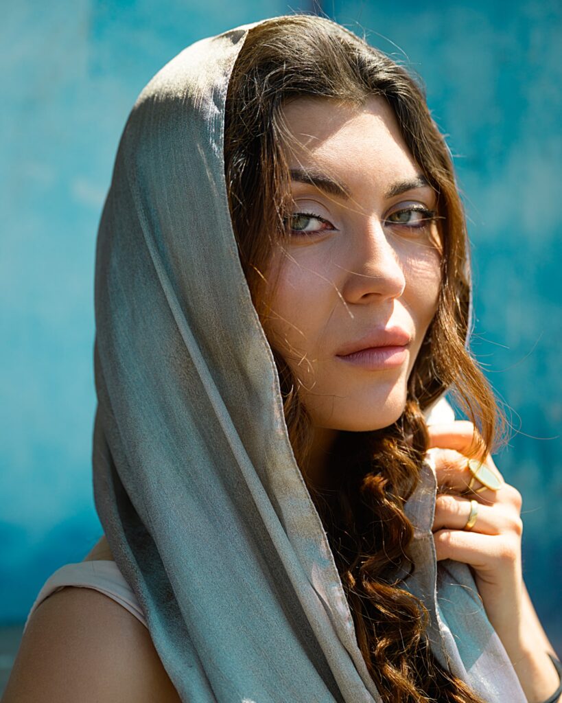 Shooting portrait beauty