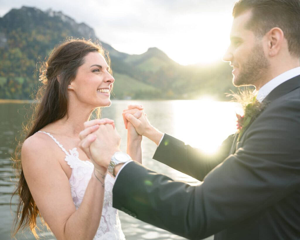 Shooting pour portraits de mariés et mode matrimoniale