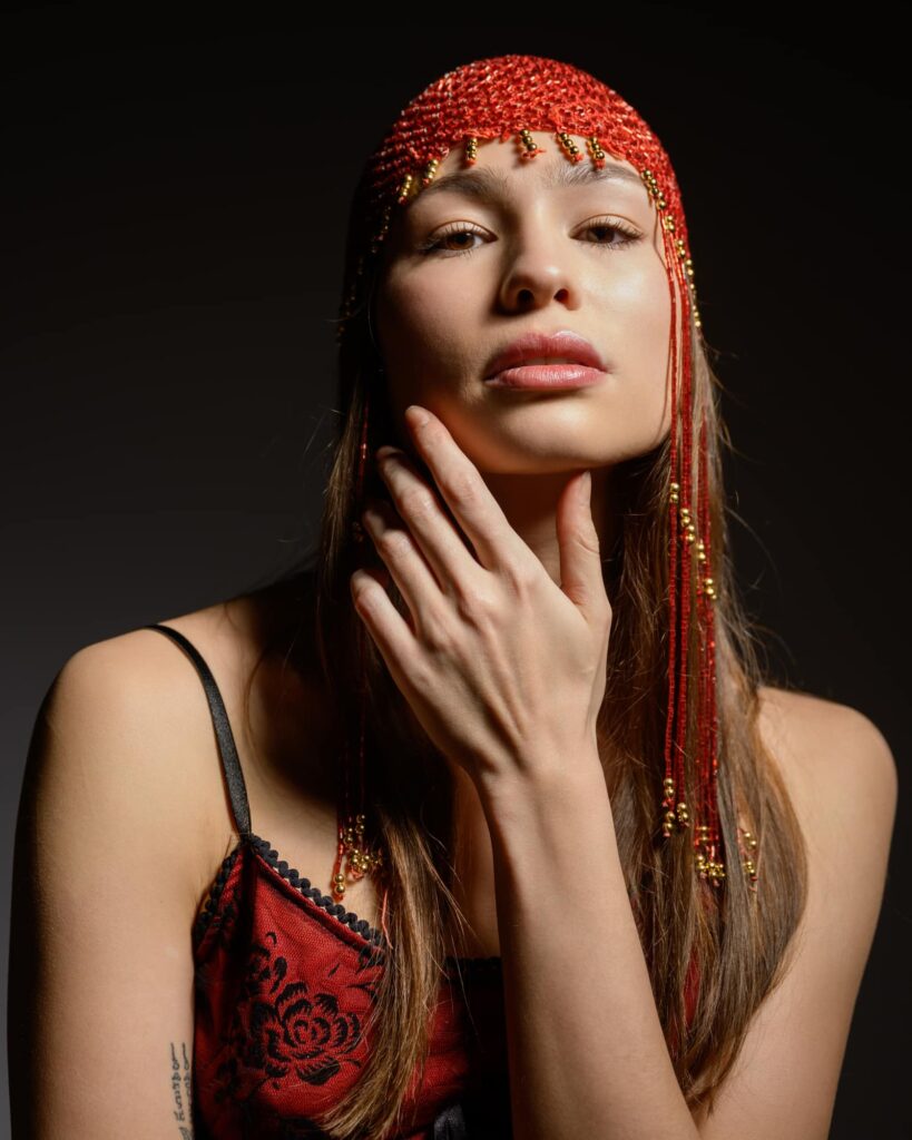 Shooting portrait beauty