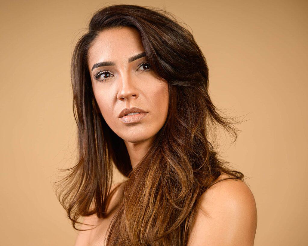 Shooting portrait beauty