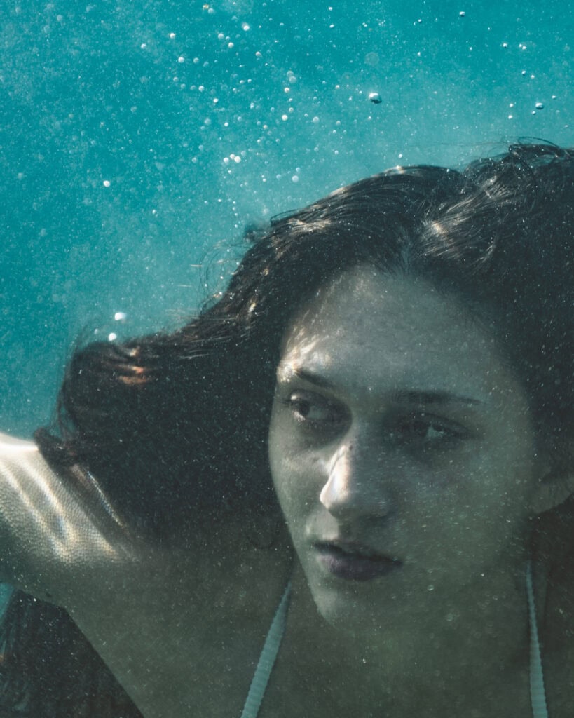 Portrait subaquatique