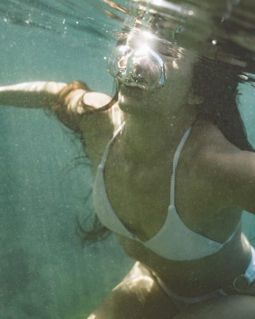 Portrait subaquatique