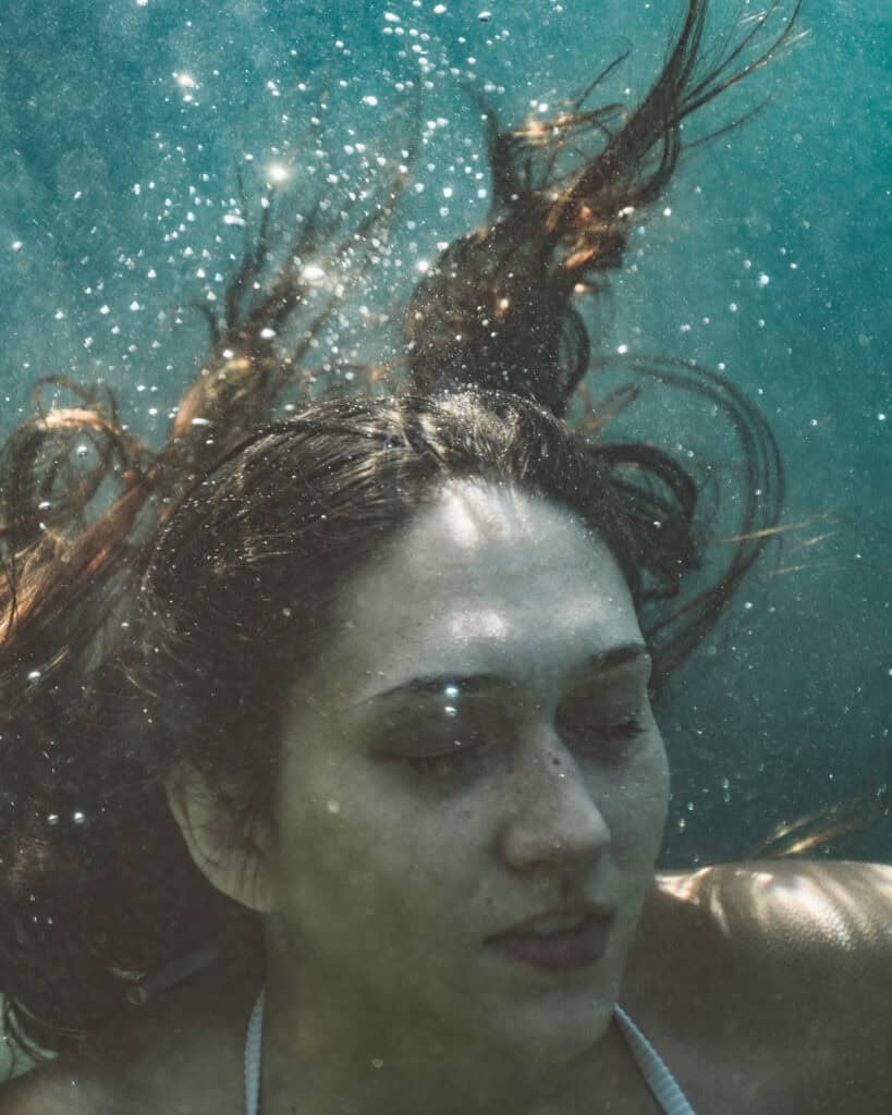 Portrait subaquatique