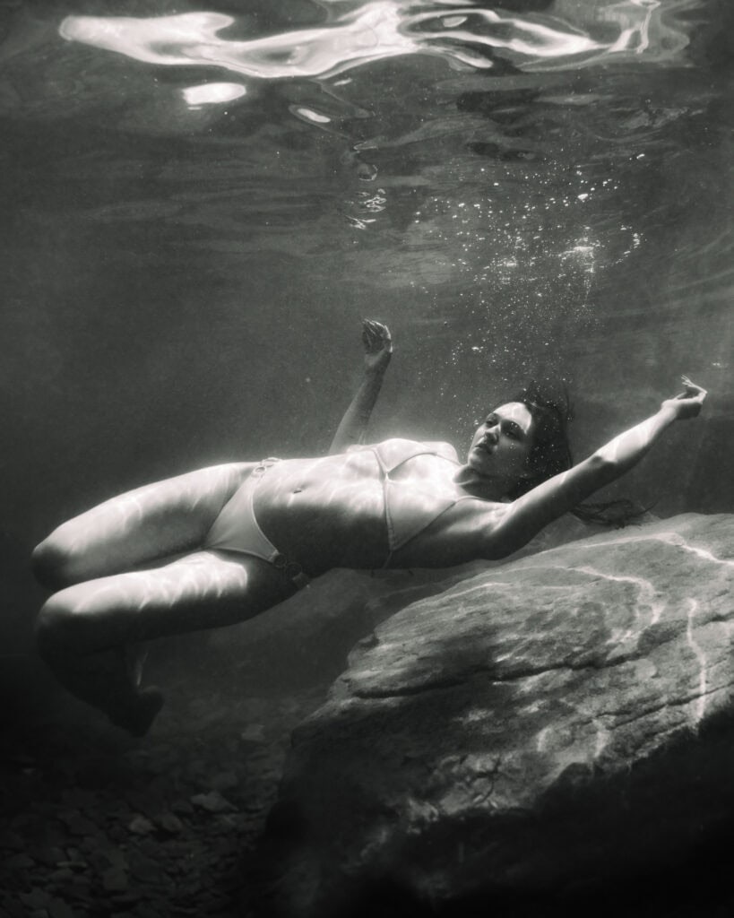 Portrait subaquatique