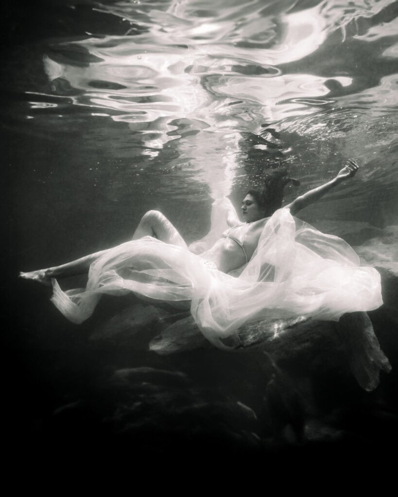 Portrait subaquatique