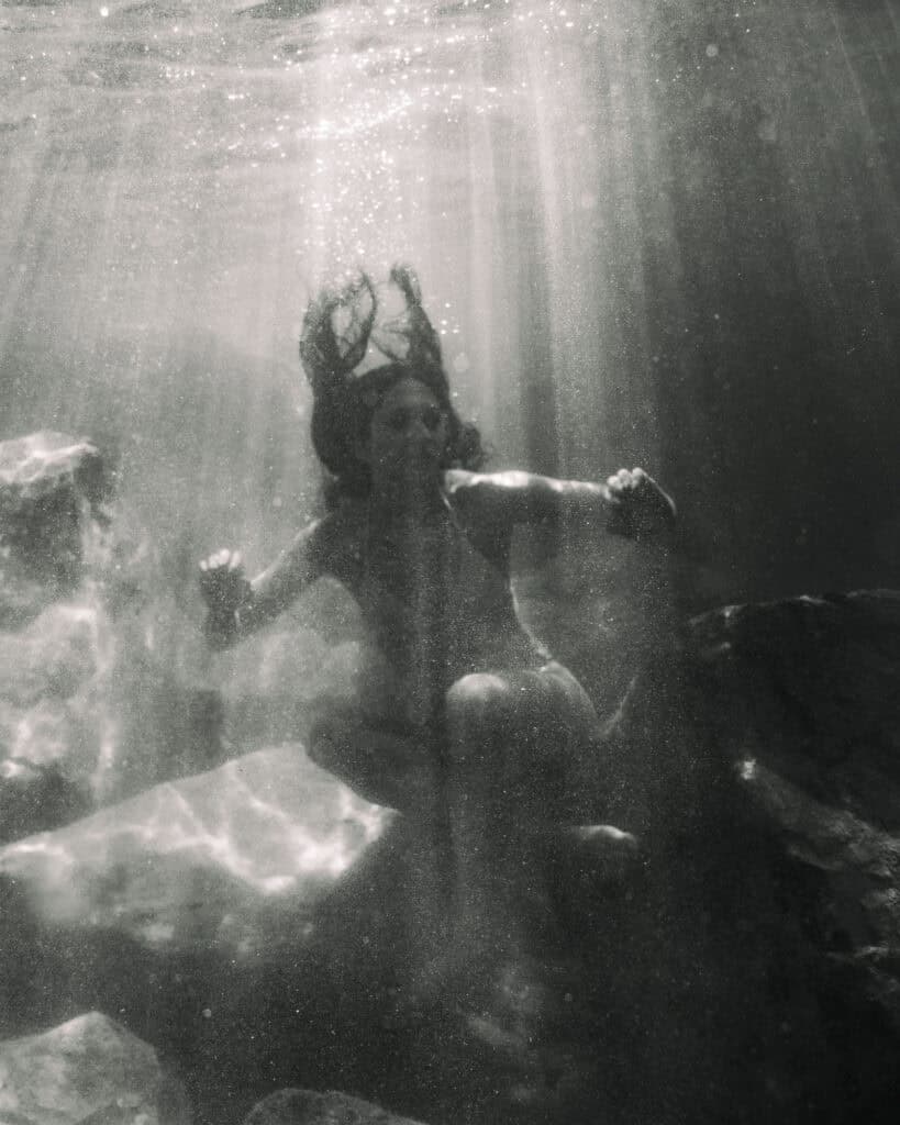 Portrait subaquatique